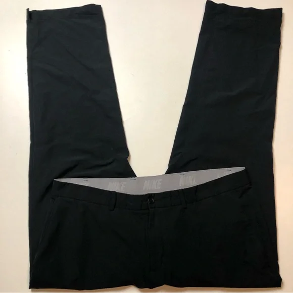 Nike Dri Fit Black Golf Pants Size 40 - Picture 1 of 4